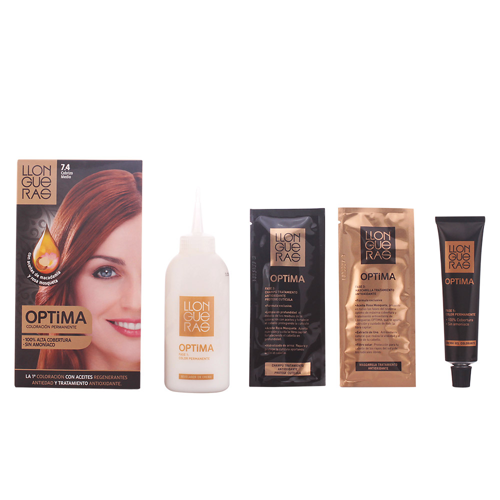 OPTIMA hair colour #7.4-rubio cobrizo 1 u